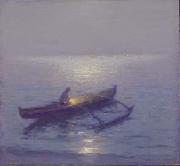 Lionel Walden Night Fisherman oil